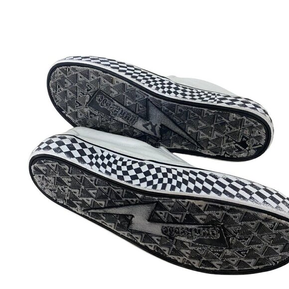 Punkrose Women's Checkerboard Canvas Slip On Sneakers, Size 9.5 - Picture 7 of 7